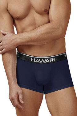 HAWAIR Men's Underwear 4986 Cotton blend Trunks Color Dark Blue-01 thumbnail 2