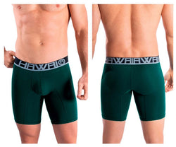 HAWAIR Men's Underwear 41903 Solid Athletic Boxer Briefs Color Green thumbnail 1