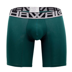 HAWAIR Men's Underwear 41903 Solid Athletic Boxer Briefs Color Green thumbnail 4