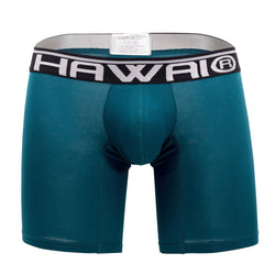 HAWAIR Men's Underwear 41903 Solid Athletic Boxer Briefs Color Petrol thumbnail 4