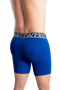 HAWAIR Men's Underwear 41903 Solid Athletic Boxer Briefs Color Royal Blue thumbnail 3