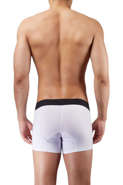HAWAIR Men's Underwear 41948 Boxer Briefs Color White thumbnail 3