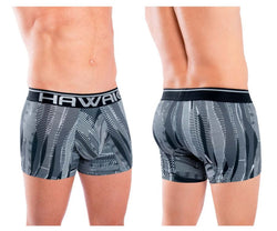 HAWAIR Men's Underwear 42121 Printed Athletic Trunks Color Black thumbnail 1
