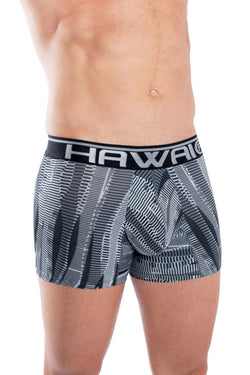HAWAIR Men's Underwear 42121 Printed Athletic Trunks Color Black thumbnail 2