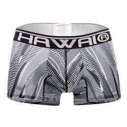 HAWAIR Men's Underwear 42121 Printed Athletic Trunks Color Black thumbnail 4
