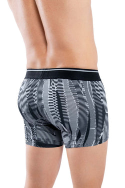 HAWAIR Men's Underwear 42121 Printed Athletic Trunks Color Black thumbnail 3