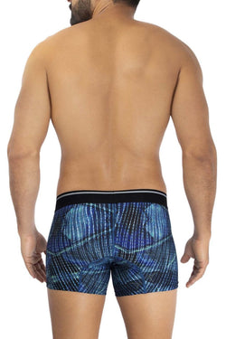 HAWAIR Men's Underwear 42173 Printed Microfiber Trunks Color Royal Blue thumbnail 3