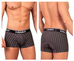 HAWAIR Men's Underwear 42371 Printed Trunks Color Gray thumbnail 1