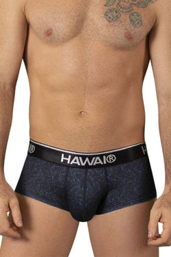 HAWAIR Men's Underwear 42380 Printed Briefs Color Black thumbnail 2