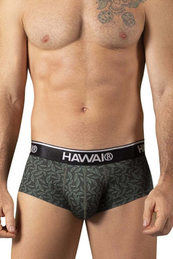 HAWAIR Men's Underwear 42380 Printed Briefs Color Green thumbnail 2