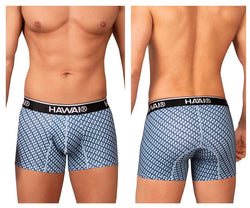 HAWAIR Men's Underwear 42420 Printed Trunks Color Blue thumbnail 1