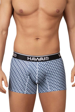 HAWAIR Men's Underwear 42420 Printed Trunks Color Blue thumbnail 2