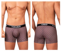 HAWAIR Men's Underwear 42420 Printed Trunks Color Cocoa thumbnail 1