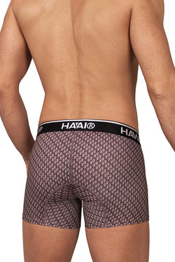 HAWAIR Men's Underwear 42420 Printed Trunks Color Cocoa thumbnail 3