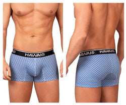 HAWAIR Men's Underwear 42421 Printed Trunks Color Blue thumbnail 1