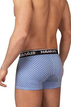 HAWAIR Men's Underwear 42421 Printed Trunks Color Blue thumbnail 3