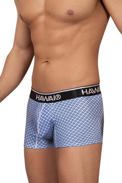 HAWAIR Men's Underwear 42421 Printed Trunks Color Blue thumbnail 4