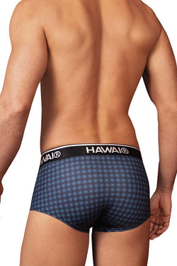 HAWAIR Men's Underwear 42430 Printed Briefs Color Blue thumbnail 3