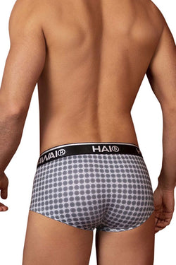 HAWAIR Men's Underwear 42430 Printed Briefs Color Gray thumbnail 3