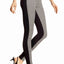 HUE Black/White Metallic-Glitz Check Ponte Legging