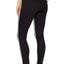 HUE Black/White Metallic-Glitz Check Ponte Legging