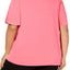 HUE Camellia Rose Bell Ruffled Sleeve Lounge Top