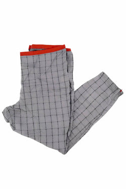 HUE PLUS Filament/Red-Clay Windowpane Loafer Skimmer thumbnail 4