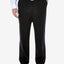 Haggar Big & Tall Premium No Iron Khaki Classic Fit Flat Front Hidden Expandable Waistband Pants Black