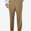 Haggar Big & Tall Premium No Iron Khaki Classic Fit Flat Front Hidden Expandable Waistband Pants British Khaki