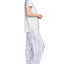 Hanes Wo 2pc Pajama Set Gray/stripe