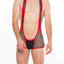 Hard Core Black And Red Frisky Thrust Singlet