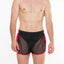 Hard Core Black and Red Frisky Gym Short with Liner