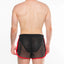Hard Core Black and Red Frisky Gym Short with Liner
