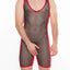 Hard Core Black and Red Frisky Singlet