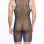 Hard Core Black and Royal Frisky Singlet