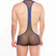 Hard Core Black and Royal Frisky Thrust Singlet