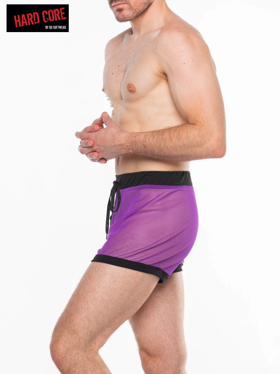 Hard Core Purple Frisky Short With Liner