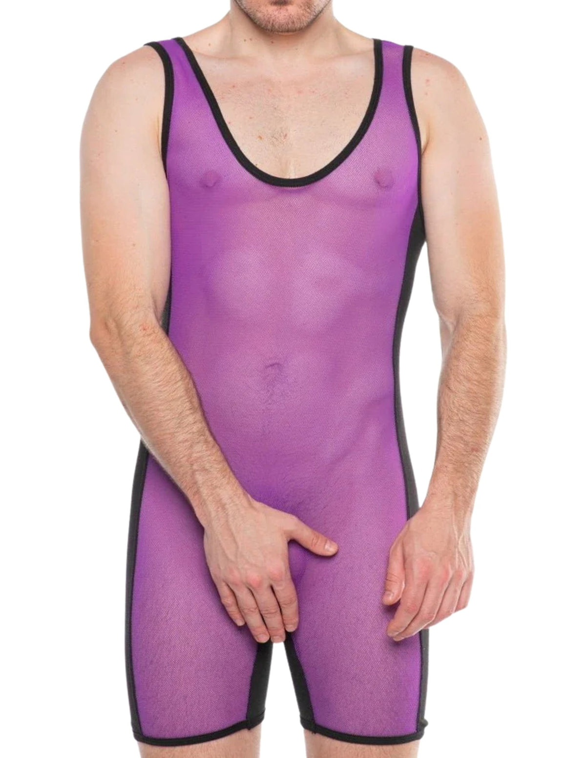 Hard Core Purple Frisky Singlet