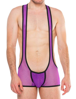 Hard Core Purple Frisky Thrust Singlet thumbnail 1