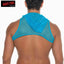 Hard Core Turquoise Tryst Mesh Hooded Harness
