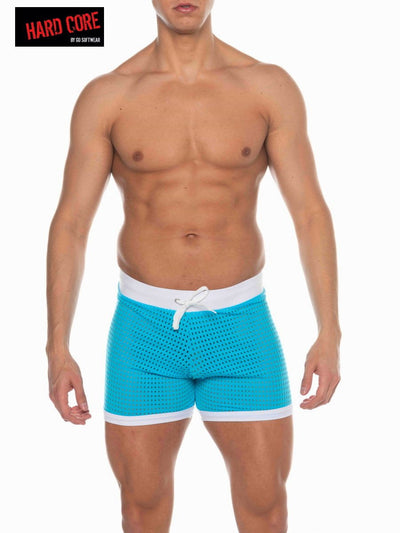Hard Core Turquoise Tryst Short W/Drawcord