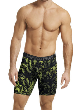 Hawai Green Claw-Scratch Printed Boxer Brief thumbnail 1