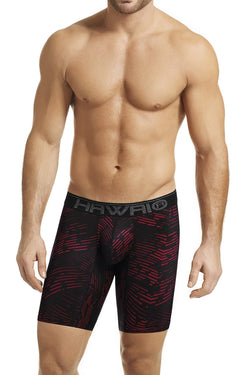 Hawai Red Claw-Scratch Printed Boxer Brief thumbnail 1