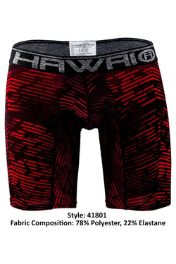 Hawai Red Claw-Scratch Printed Boxer Brief thumbnail 3