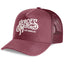 Heroes Motors 3d Embroidered Trucker Cap Red