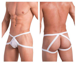 Hidden White 963 Mesh Jockstrap thumbnail 3