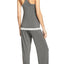 Honeydew Intimates Charcoal/Cream Long Babycakes Pajama Set