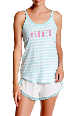 Honeydew Intimates Curacao-Stripe Brunch Beachin' Lounge Tank thumbnail 3