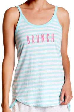 Honeydew Intimates Curacao-Stripe Brunch Beachin' Lounge Tank thumbnail 1