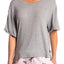 Honeydew Intimates Sake-Grey Breakaway Rib Lounge Tee